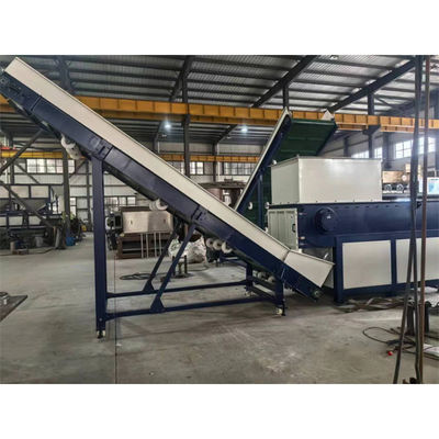 satın al PP dokuma torbaları için tek ocağı olan parçalayıcı ile donatılmış plastik geri dönüşüm makinesi online manufacture