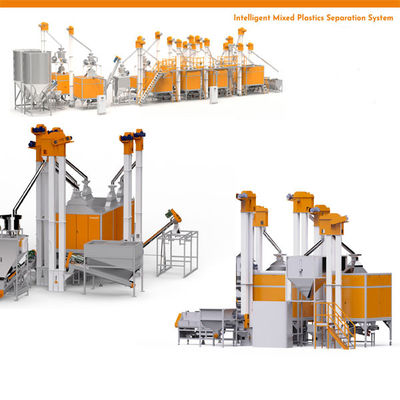 satın al Karışık plastik film parçalayıcı WEEE / ELV HDPE geri dönüşüm makinesi online manufacture