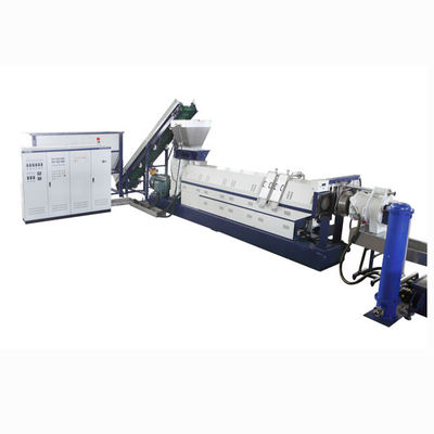 satın al Düşük dönme hızı ve sabit ezilmiş HDPE PP pul plastik pelletizing ve geri dönüşüm makinesi online manufacture