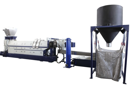 satın al PP PE Film Plastik Sıkıştırma Makinesi Tek vidalı Plastik Ekstrüder Makinesi 500kg/saat online manufacture