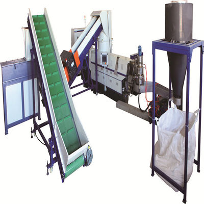 PP / PE Plastik Pelletizing Geri Dönüştürme Makinesi 200kg/Hr Geri Dönüştürme Ekstrüder Makinesi