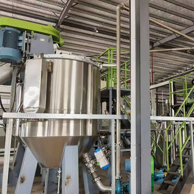 HDPE plastik çamaşır geri dönüşüm makinesi 50Hz şişe yıkama hattı 380V