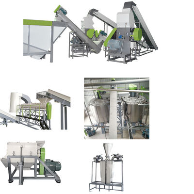PET şişe yıkama hattı 490kw Plastik şişe yıkama hattı 500kg/H - 3000kg/H