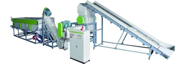 500kg/Hr - 2500kg/Hr Plastik çamaşır geri dönüşüm makinesi Otomatik PE Film Çamaşır hattı