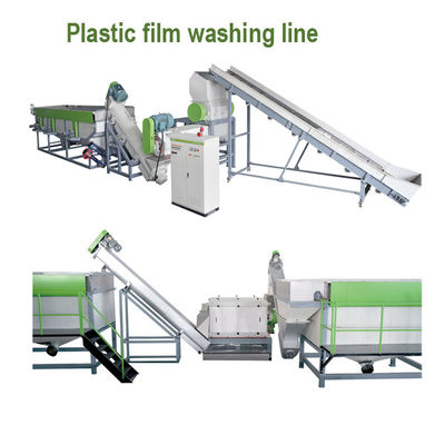 2000kg/S Plastik Film Yıkama Makinesi Grad 95 / 98 Ldpe Film Geri Dönüştürme Lini