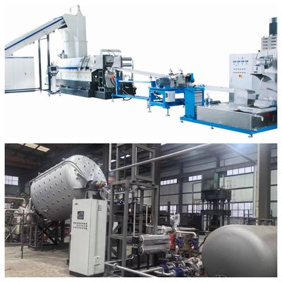 Otomatik Ekstrüzyon Pelletize Makinesi Plastik Geri Dönüşümü İçin BOPET Pelletize Makinesi
