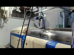 PET elyaf ve PET gevreği geri dönüşüm makinası kesici kompaktörlü tek kademeli peletleme makinesi